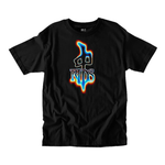 RDS Mens OG Blue Glow T-Shirt - Black