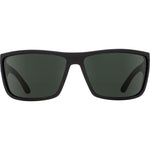Spy Rocky Sunglasses - SOSI Matte Black - Happy Gray Green