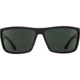 Spy Rocky Sunglasses - SOSI Matte Black - Happy Gray Green