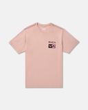 RVCA Mens Glitch Short Sleeve Tee - Pale Mauve
