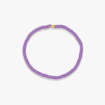 Pura Vida Solid Cabrillo Stretch Bracelet ~ Lilac