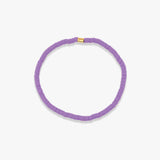 Pura Vida Solid Cabrillo Stretch Bracelet ~ Lilac