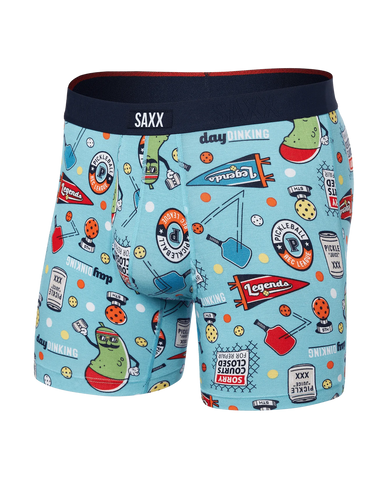 Saxx Vibe XTRA Underwear -  Pickleball Legends-Aqua