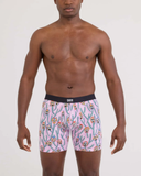 Saxx Vibe Xtra Soft Comfort Underwear - Lucho Libre - Orchid