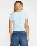 RVCA Womens Forever Tee - Crystal Blue