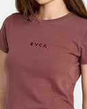 RVCA Womens Forever Tee - Terra Brown
