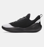 Under Armour Unisex Curry 12 Team Basketball Shoes - Black / Halo Gray / White - 001