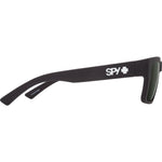 Spy Montana Sunglasses - Black Soft Matte - Happy Grey Green