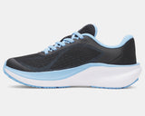 Under Armour Girls' PS  UA Chase Running Shoes - Black / White / Horizon Blue - 002