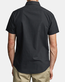 RVCA Mens That'll Do Stretch Short Sleeve Shirt - Black