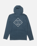 Salty Crew Mens Tippet Pocket UV Hoodie - Pilot Blue