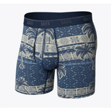 Saxx Quest Quick-Dry Mesh Underwear - Palm Geo - Stone