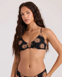 Volcom Women's Bright & SOL Uwire Bikini Top - Black Bronze