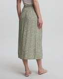 Tentree Women's Yaletown Skirt - Light Moss Bloom Floral