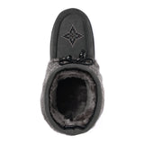 Manitobah Women's WP Keewatin Suede Mukluk - Charcoal