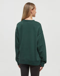 Tentree Women's Juniper Outline Crew - Forest Pine / Jade