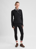 Burton Women's Synthetic Midweight Base Layer Crew - True Black