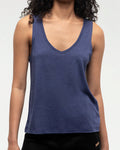 Tentree Womens Kinney Tank - Indigo Tide Heather