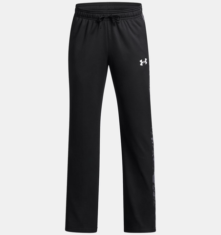 Under Armour Boys' UA Brawler Print Filler Pant - Black / White - 001