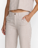RVCA Womens Labour Dayshift Pant - Cocoa