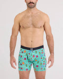 Saxx Vibe Xtra Soft Comfort Underwear - Pixel Ball - Surf Side