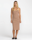 RVCA Womens Puerto Midi Dress - Sunshine