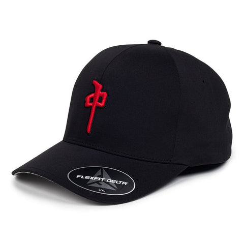 RDS Flexfit Delta OG Puffy Hat - Black/Red