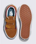 Vans Kids Old Skool V Shoes - Color Block Multi/True White