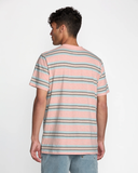RVCA Mens Magnolia Crew SS Shirt - Peach