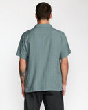 RVCA Mens Vacancy Short Sleeve Shirt - Lead