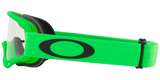 Oakley O-Frame® MX Goggles - Clear Lenses,  Moto Green Strap