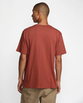 RVCA Mens Balance Box SS Tee - Busty Red