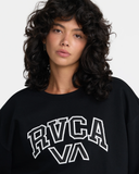 RVCA Women's Squad Oversized Crew - Black