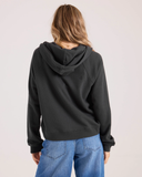 Volcom Womens Lived In Fleece Zip Hoodie - Vintage Black