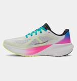 Under Armour Women's Velociti Pace Running Shoe - White / Rebel Pink / Capri - 101