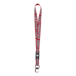 RDS Lanyard - Red/Grey