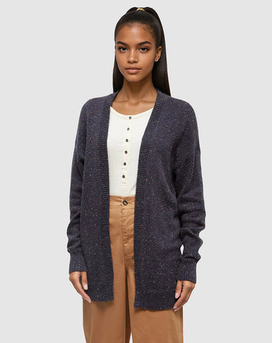 Tentree Women's Prairies Nep Cardigan - Midnight Blue Nep