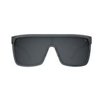 Spy Flynn Sunglasses - Translucent Gunmetal - Happy Gray Gunmetal Spectra Mirror