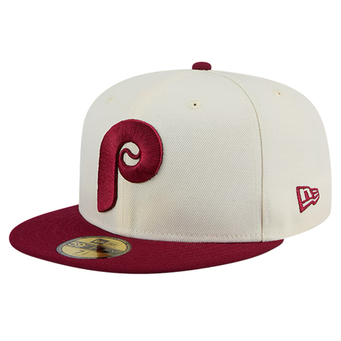 New Era Philadelphia Phillies Cooperstown Collection Chrome 59FIFTY Fitted Hat