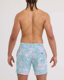 Saxx Mens Oh Buoy 2N1  Volley 7" Swim Short -  Arabesque - Multi