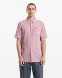 Volcom Mens Bankstone II S/S Button-Up Shirt - Stone Rose