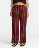 RVCA Womens Florence Pant - Madder Brown