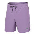 Saxx Mens Oh Buoy Stretch Volley 5" Swim Short - Purple Haze