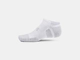 Under Armour Unisex UA Performance Tech Pro 3-Pack Socks - White / Body Gray - 100