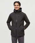 Tentree Mens Nimbus Rain Jacket - Meteorite Black
