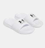 Under Armour Women's UA Ignite Select Slides - White / Black - 102