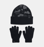 Under Armour UA Beanie Glove Set - Black - 001