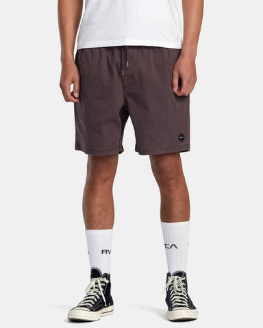 RVCA Mens Escape Elastic Waist Shorts 17"
