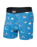 Saxx Ultra Super Soft Underwear - Seas The Day - Lake Blue