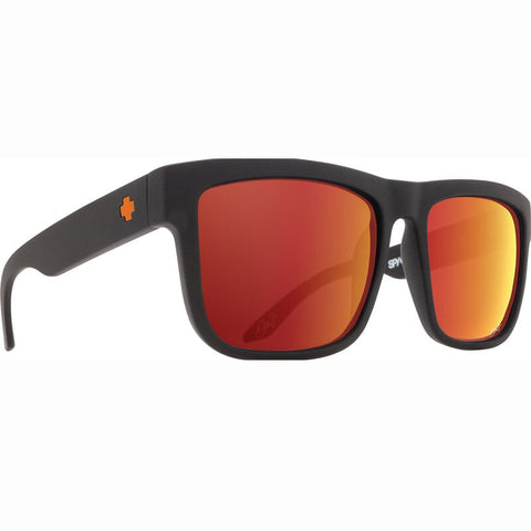 Spy Discord Sunglasses - + Dale Jr Matte Black - Happy Gray Green with Orange Spectra Mirror